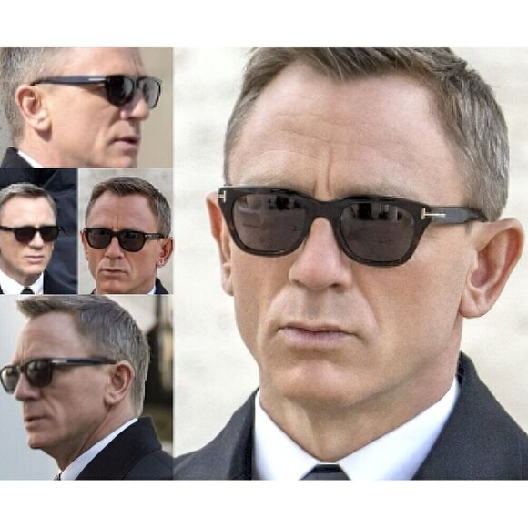 Tom Ford TF237 Snowdon Square Frame Sunglasses Gray and Black OS - Picture 2 of 15